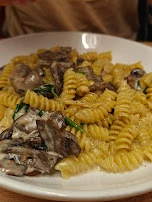 Fusilli Gorgonzola E Mushrooms